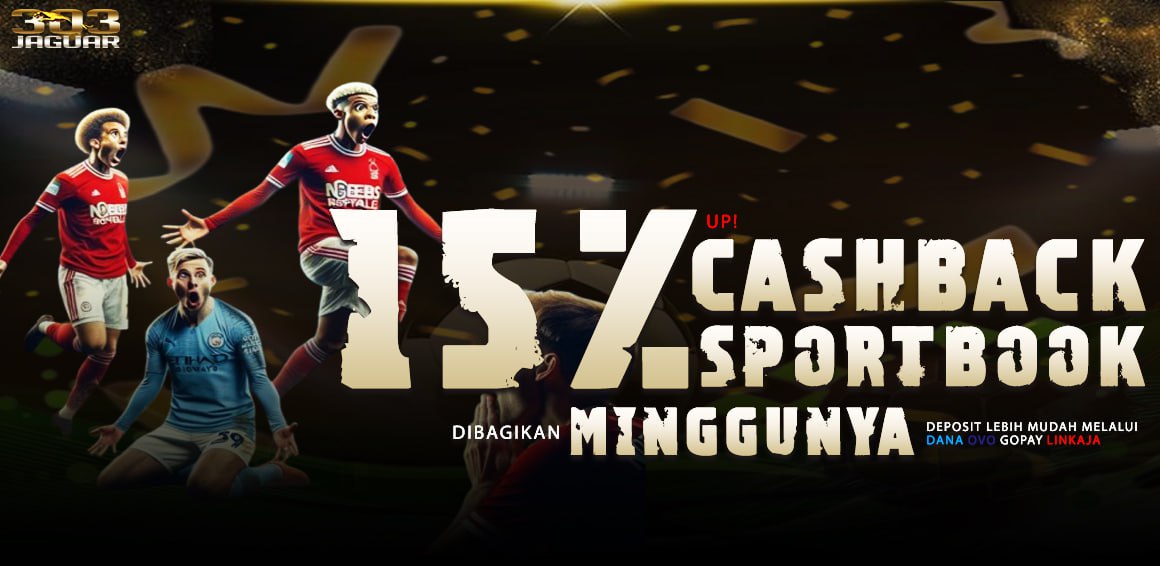 CASHBACK SPORTBOOK UP 15%